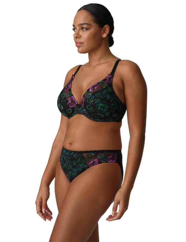 Prima Donna San Angel Plunge Bra Peacock Feather