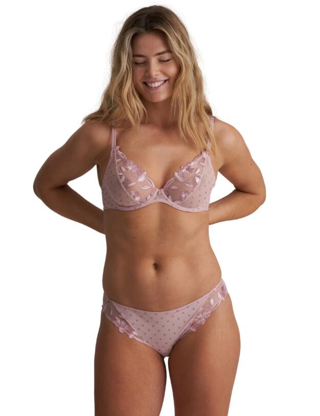 Marie Jo Agnes Plunge Bra Vintage Pink