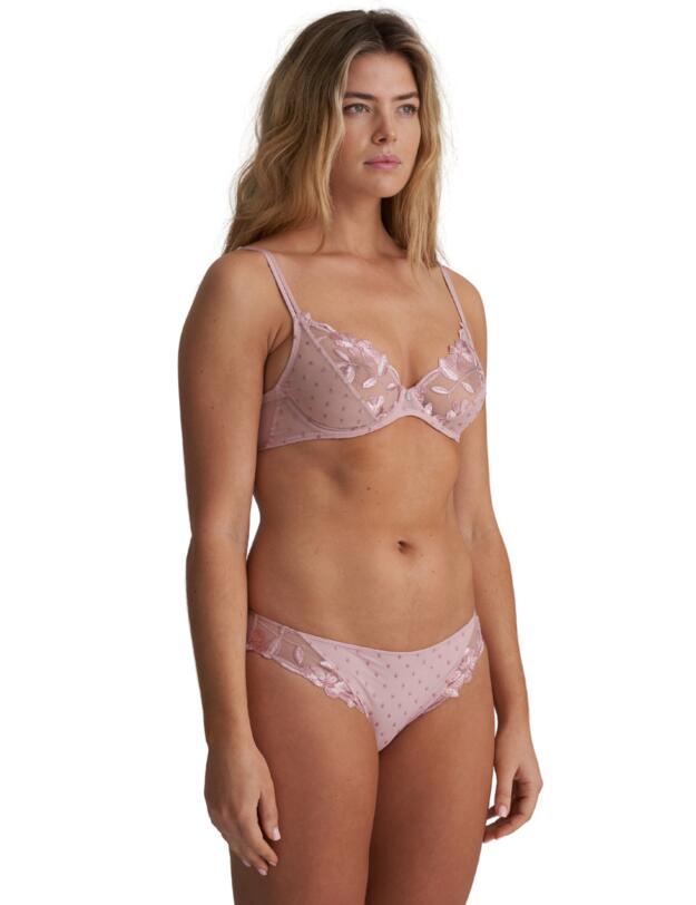 Marie Jo Agnes Plunge Bra Vintage Pink