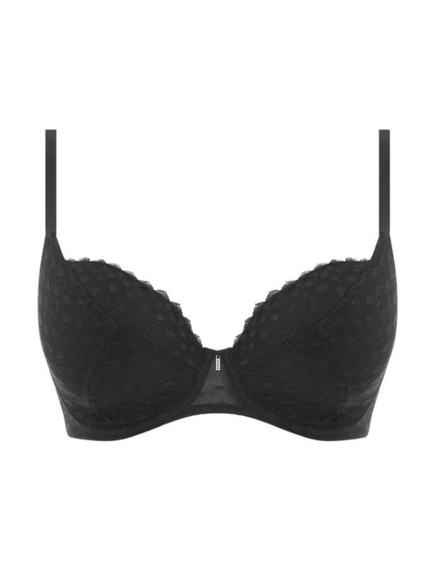 Freya Signature Padded Plunge Bra Black 