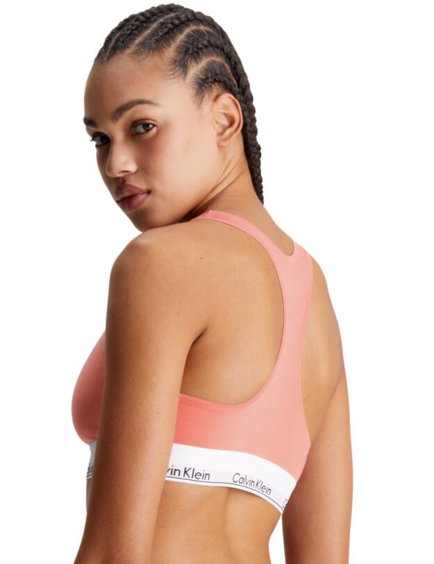 Calvin Klein Modern Cotton Bralette Coral Almond