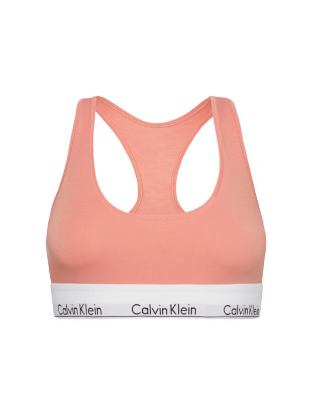 Calvin Klein Modern Cotton Bralette Coral Almond