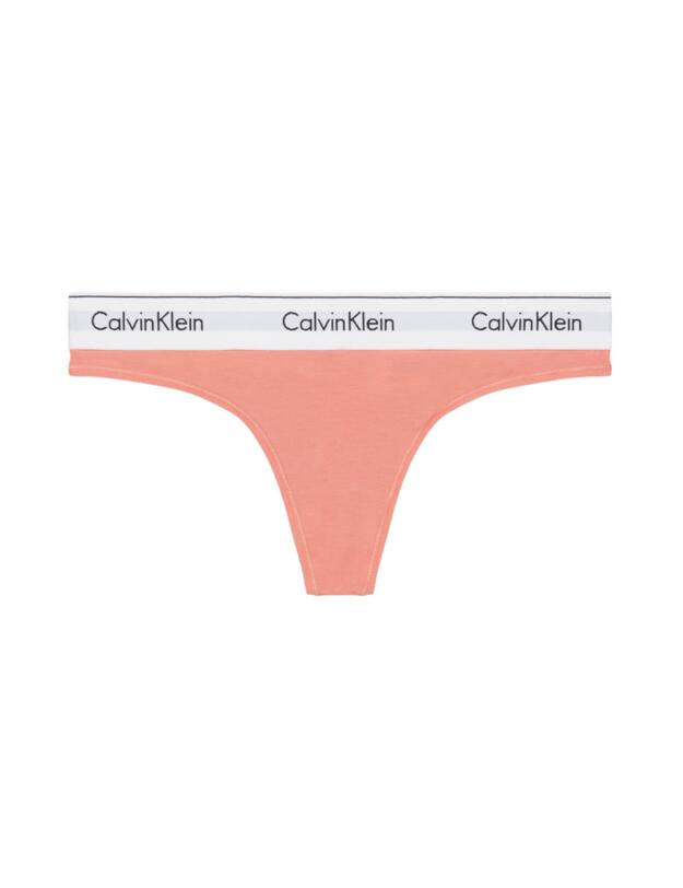 Calvin Klein Modern Cotton Thong Coral Almond