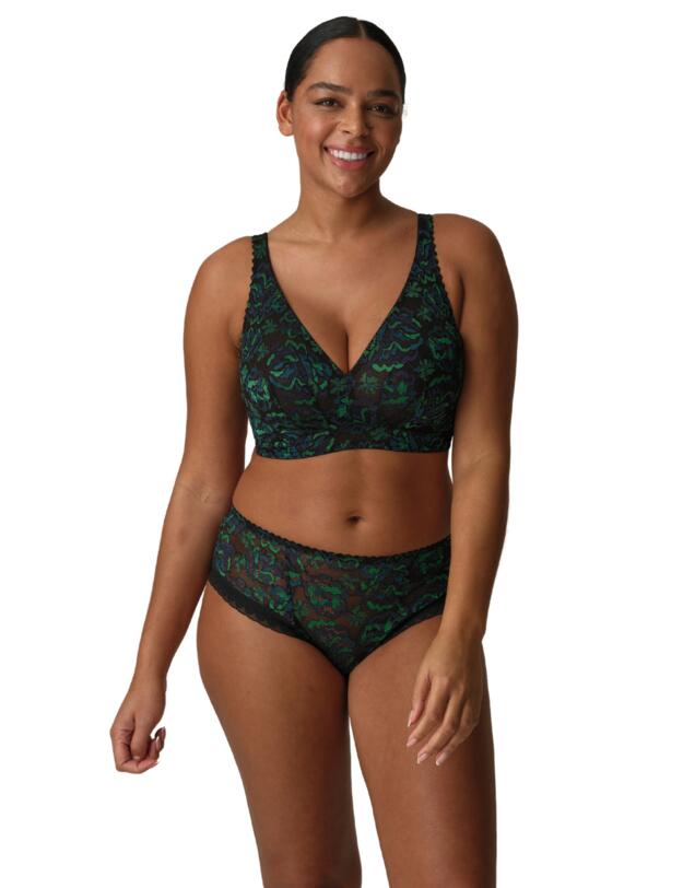 Prima Donna San Angel Luxury Thong Peacock Feather 