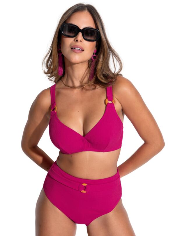 Pour Moi Cali Plunge Bikini Top Pink