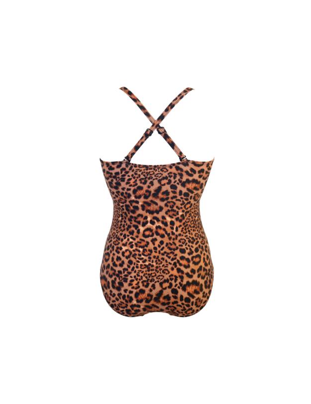 Pour Moi Santa Monica Control Swimsuit Leopard