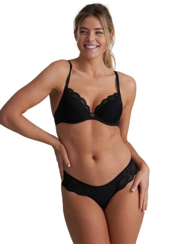 Marie Jo Cathia Thong Black
