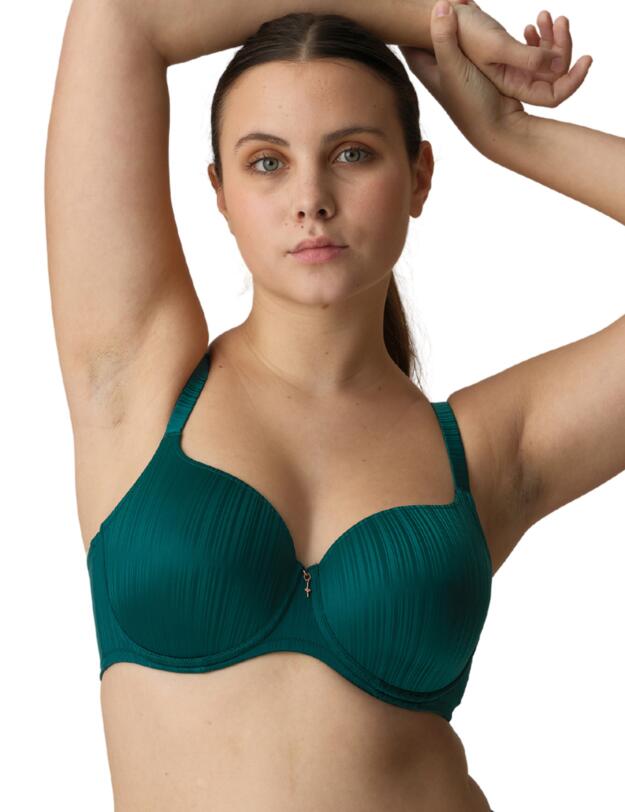 Prima Donna Twist Knokke Padded Heartshape Bra Jasper Green