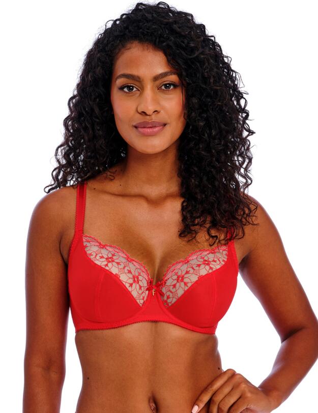 Freya Hallie Plunge Bra Chilli Red