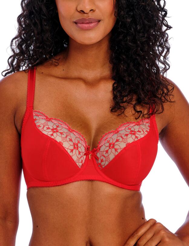 Freya Hallie Plunge Bra Chilli Red