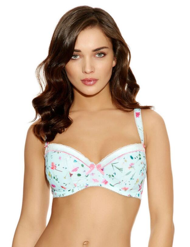 1813 Freya Eden Padded Half Cup Bra Pale Blue - 1813 Half Cup Bra