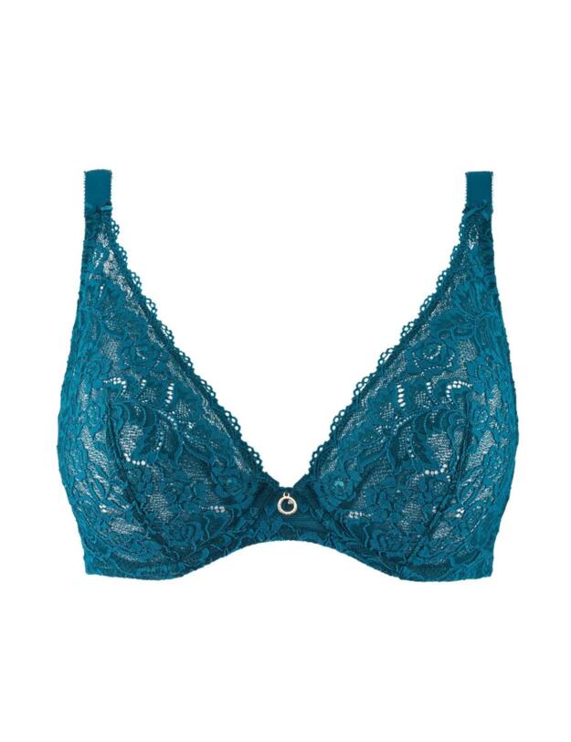 Aubade Rosessence Triangle Bra Deep Green