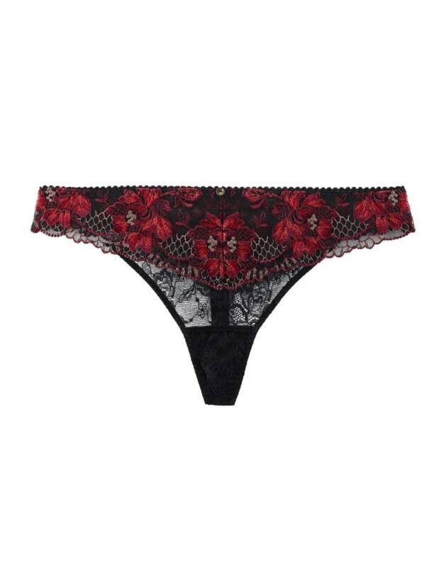 Aubade Melodie Dete Tanga Brief Black Cherry 