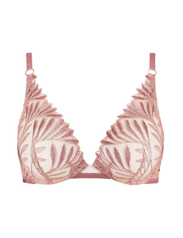 Aubade Sensory Illusion Triangle Bra Silk Rose