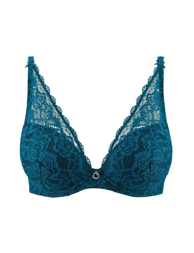 Aubade Rosessence Plunge Bra Deep Green