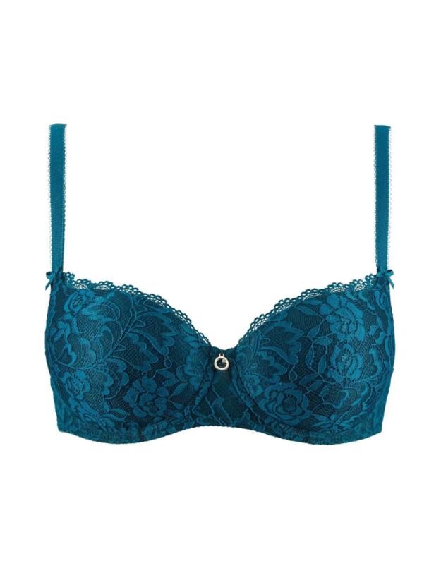 Aubade Rosessence Moulded Half-Cup Bra Deep Green