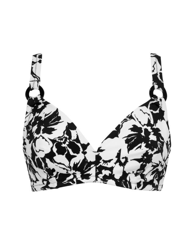 Pour Moi Cali Recycled Underwired Bikini Top Black/White