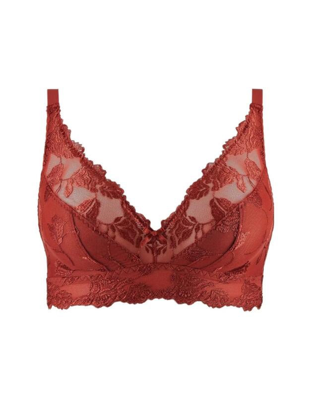 Aubade Softessence Triangle Bra Terracotta