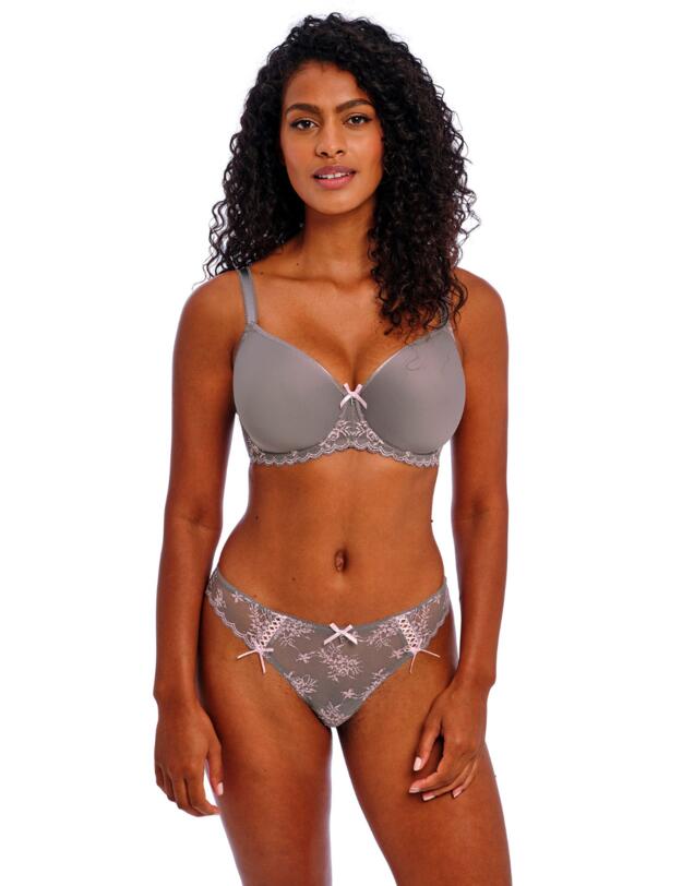 Freya Offbeat Decadence Brazilian Brief Grey/Pink