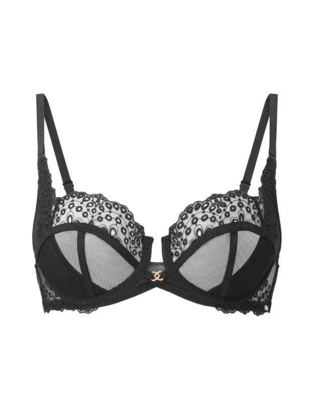 Gossard Rebel Non Padded Balcony Bra Black