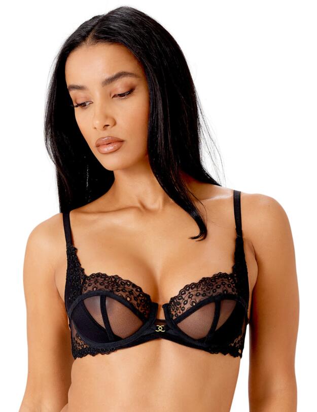 Gossard Rebel Non Padded Balcony Bra Black
