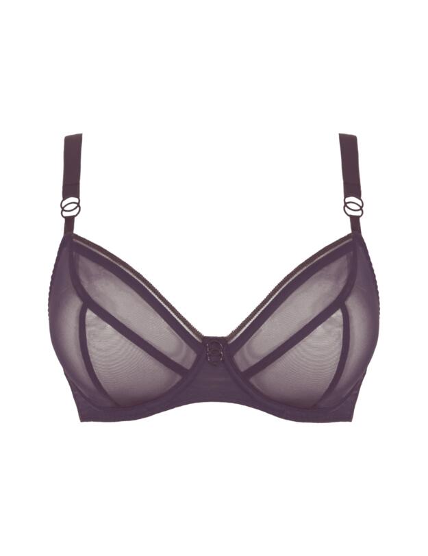 Curvy Kate Lifestyle Plunge Bra Plum Purple
