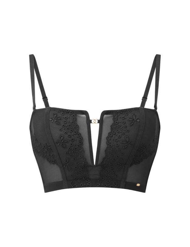 Gossard Rebel Corset Top Black