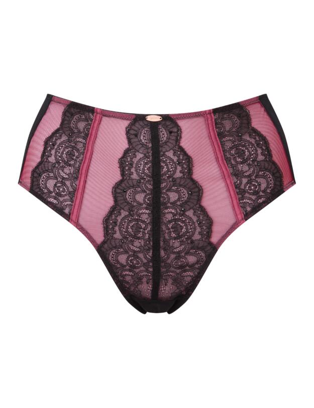 Gossard VIP Confession Deep Brief Burgundy/Black
