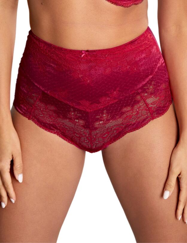 Panache Clara High Waist Brief Orchid/Red 