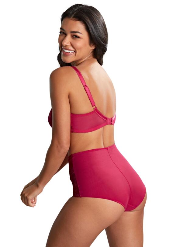 Panache Clara High Waist Brief Orchid/Red 