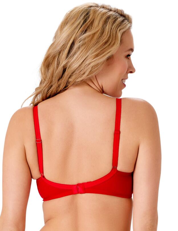 Gossard Glossies Sheer Bra Salsa Red