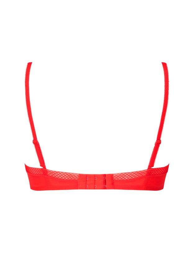 Gossard Glossies Sheer Bra Salsa Red
