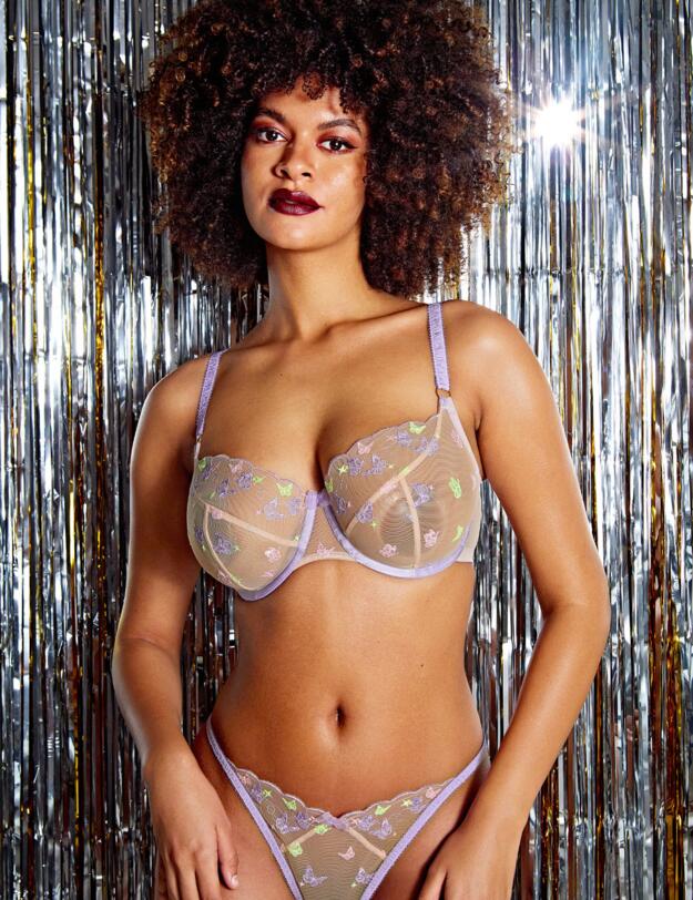 Panache Belle Balcony Bra Butterflies
