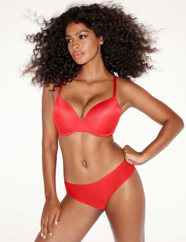 Freya Undetected Moulded T Shirt Bra Chilli Red