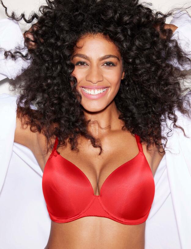 Freya Undetected Moulded T Shirt Bra Chilli Red