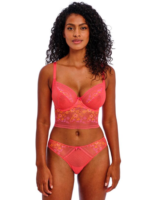 Freya Sydnie Longline Bra Strawberry Ice