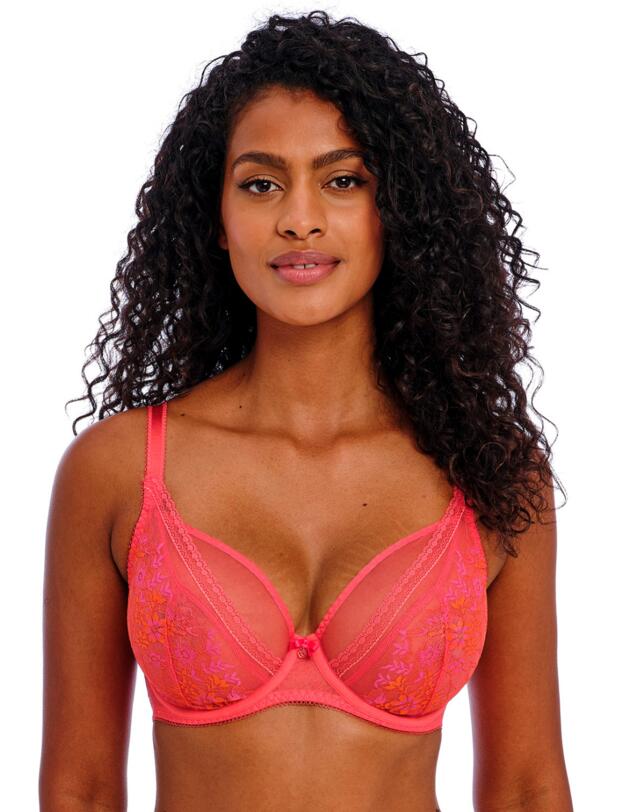Freya Sydnie High Apex Plunge Bra Strawberry Ice