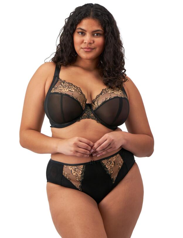 Elomi Teagan Plunge Bra Black/Almond