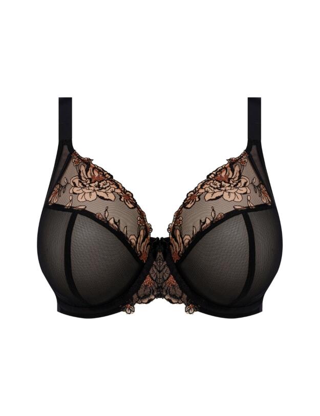 Elomi Teagan Plunge Bra Black/Almond