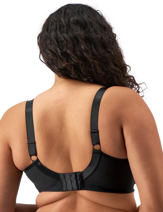 Elomi Teagan Padded Half Cup Bra Black/Almond