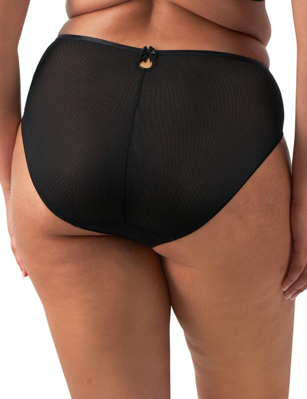 Elomi Teagan High Leg Brief Black/Almond