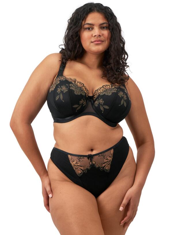 Elomi Teagan Thong Black/Almond