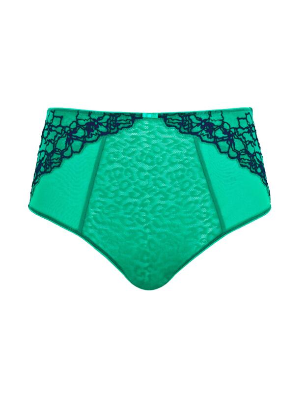 Panache Envy Deep Brief Emerald Leopard 