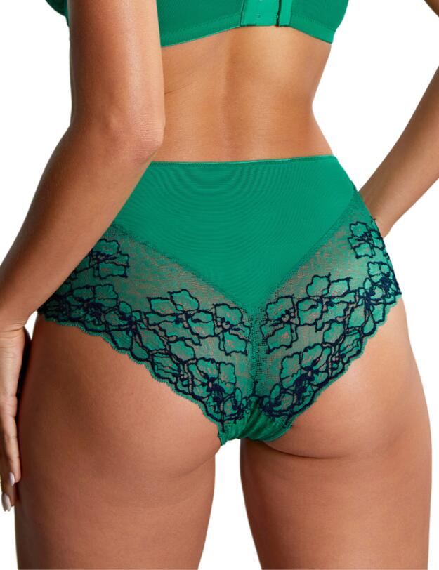 Panache Envy Deep Brief Emerald Leopard 