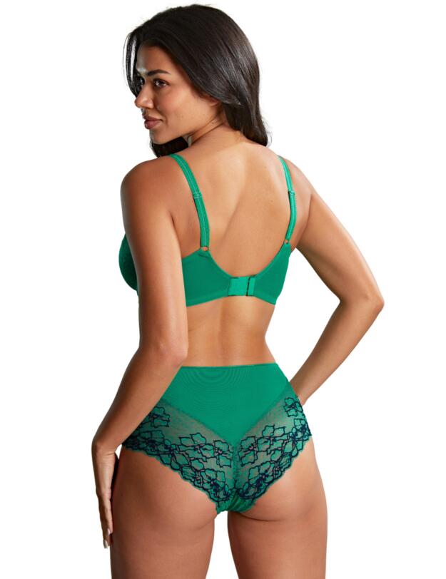 Panache Envy Deep Brief Emerald Leopard 