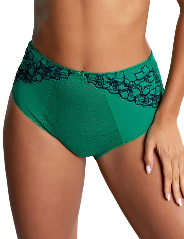 Panache Envy Deep Brief Emerald Leopard 