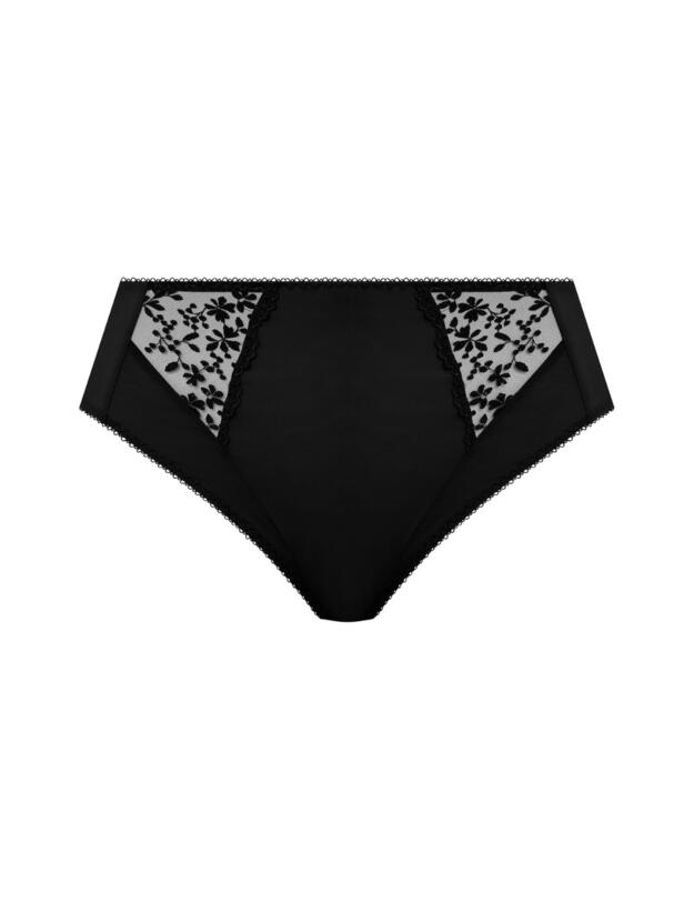 Elomi Zarla High Leg Brief Black