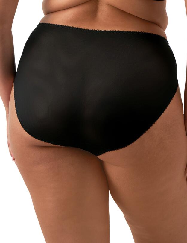 Elomi Zarla High Leg Brief Black