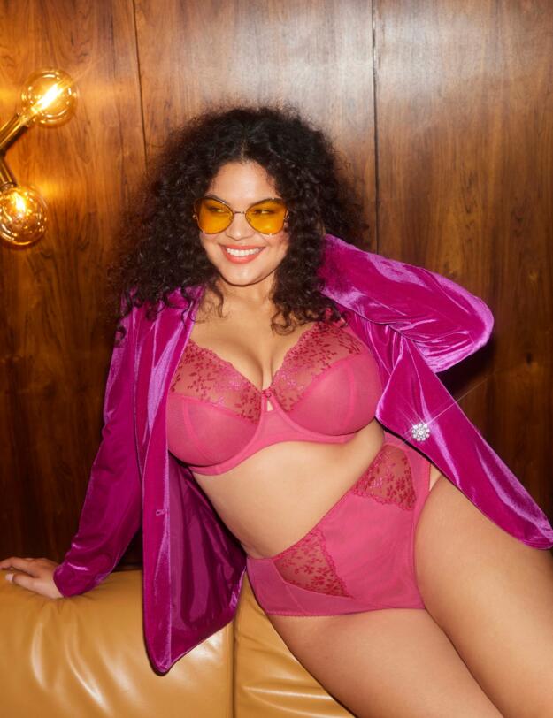 Elomi Zarla High Leg Brief Love Potion