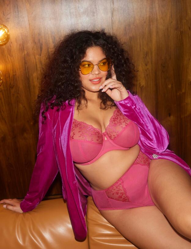 Elomi Zarla High Leg Brief Love Potion